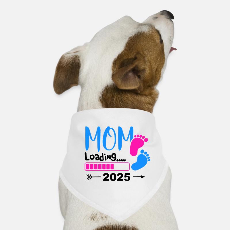 Mom 2025 loading, Ich werde 2025 Mutter Hunde-Bandana