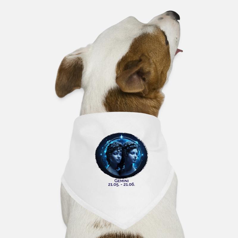Sternzeichen Zwilling F Datum Hunde-Bandana