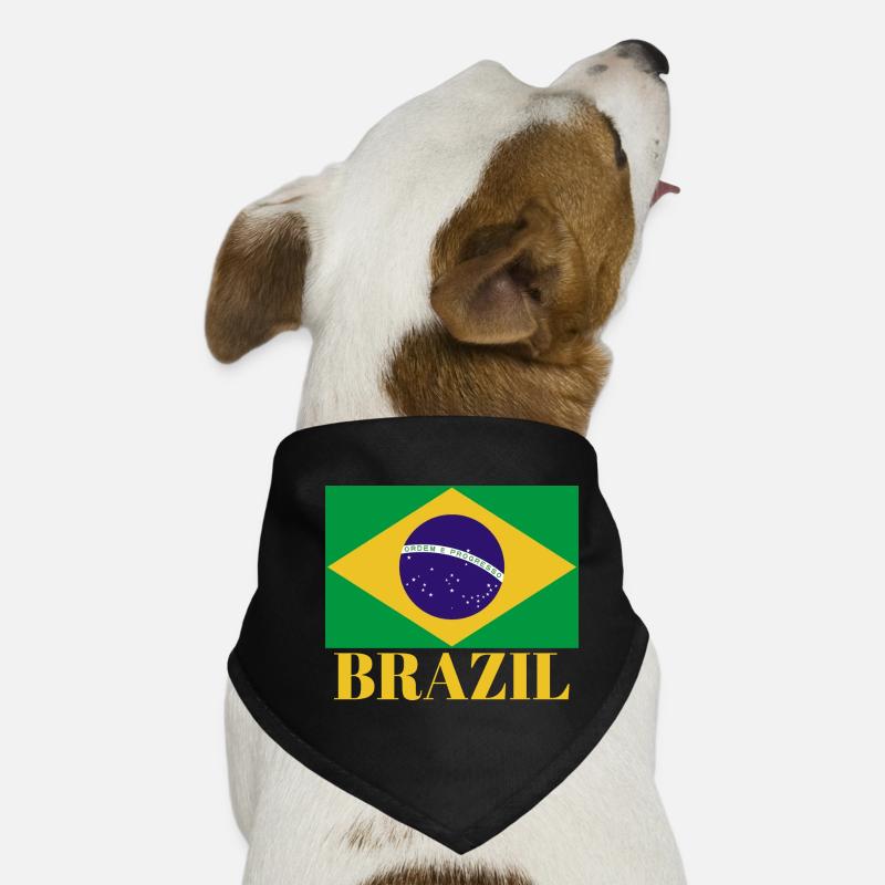 Vintage C’est dans mon ADN Brésil Drapeau BRÉSILIEN BRÉSIL Bandana pour chien