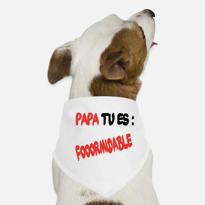 Papa tu es formidable Bandana pour chien