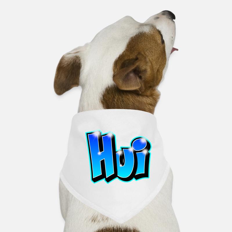 Graffiti "Hui" printable on any medium! Dog Bandana