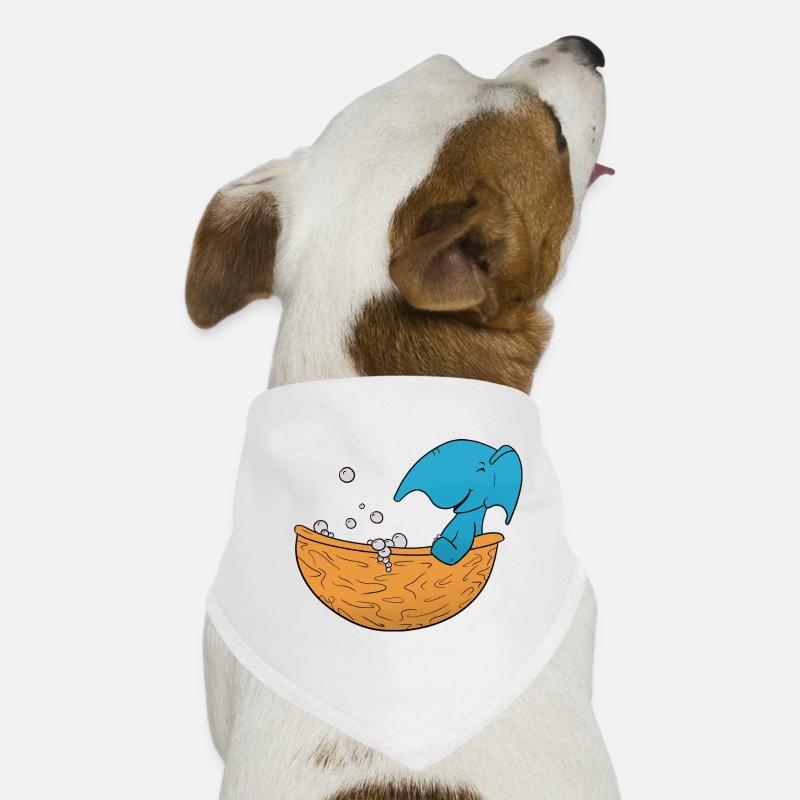 Elephant Bathing Dog Bandana