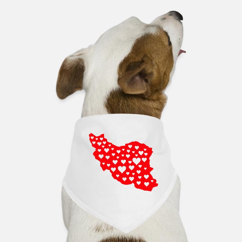 Iran Amour Bandana pour chien