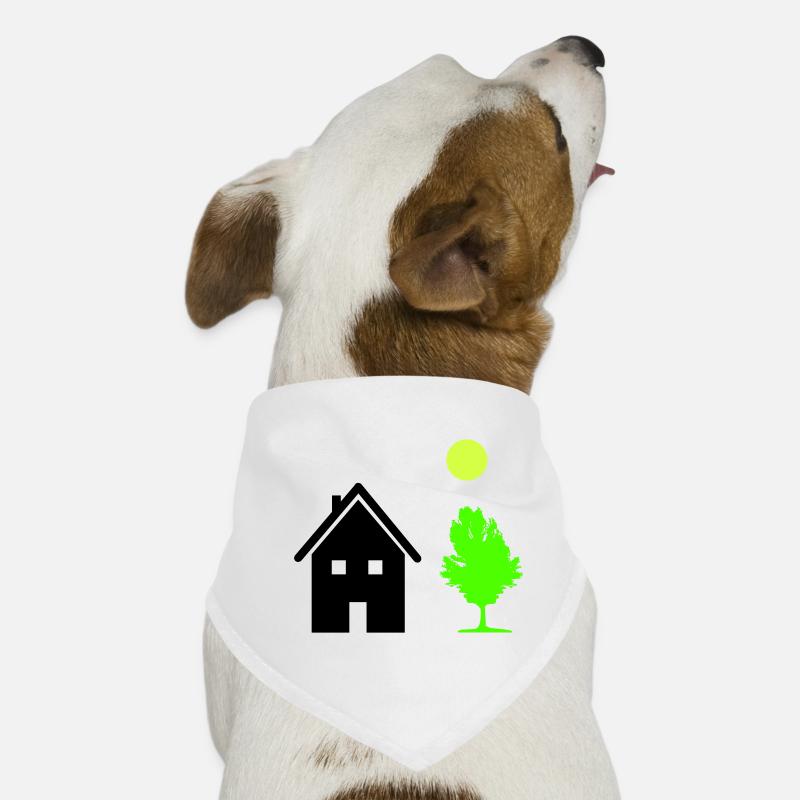 haus baum Hunde-Bandana