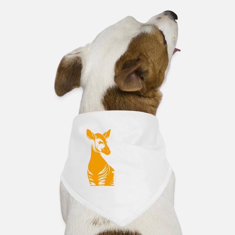 50 per cent zebra 50 giraffe 100 okapitivating Dog Bandana