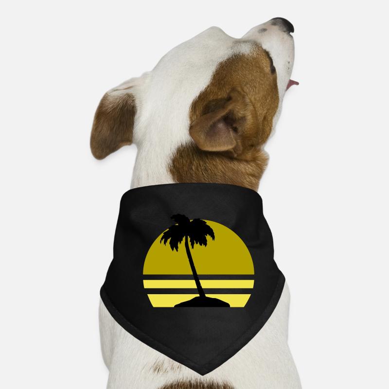 Île Palm Bandana pour chien