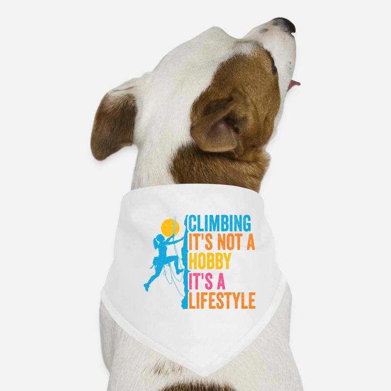 Climbing - It's Not a Hobby. It's a Lifestyle Dog Bandana