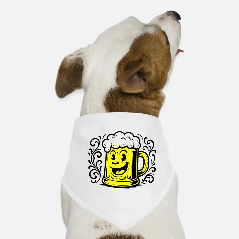 Bier Lustig Comic Hunde-Bandana
