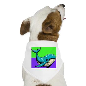 Wal - Hunde-Bandana - Weiß - Vorne