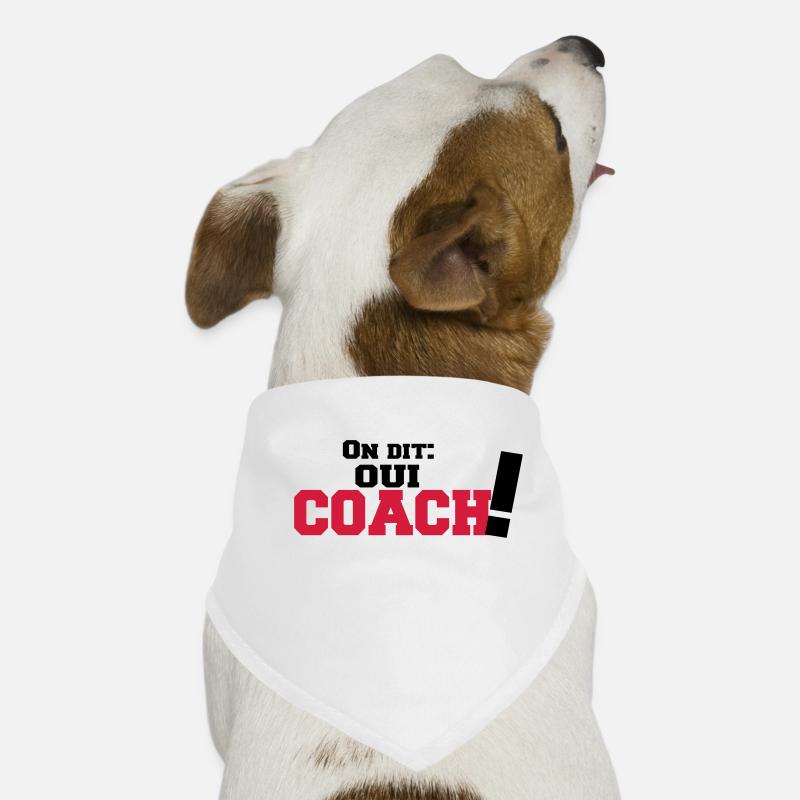 ON DIT(oui COACH) Bandana pour chien