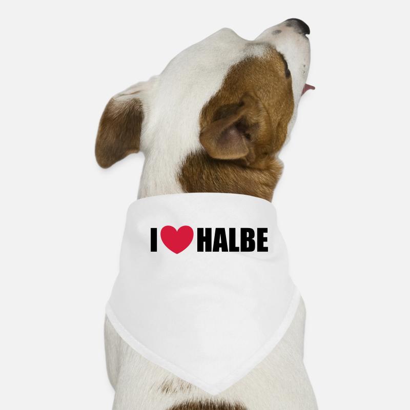 Halbe Hunde-Bandana