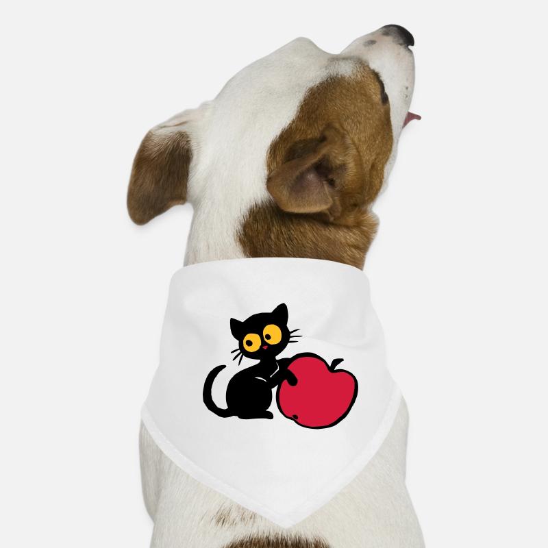 Kitten with apple Dog Bandana