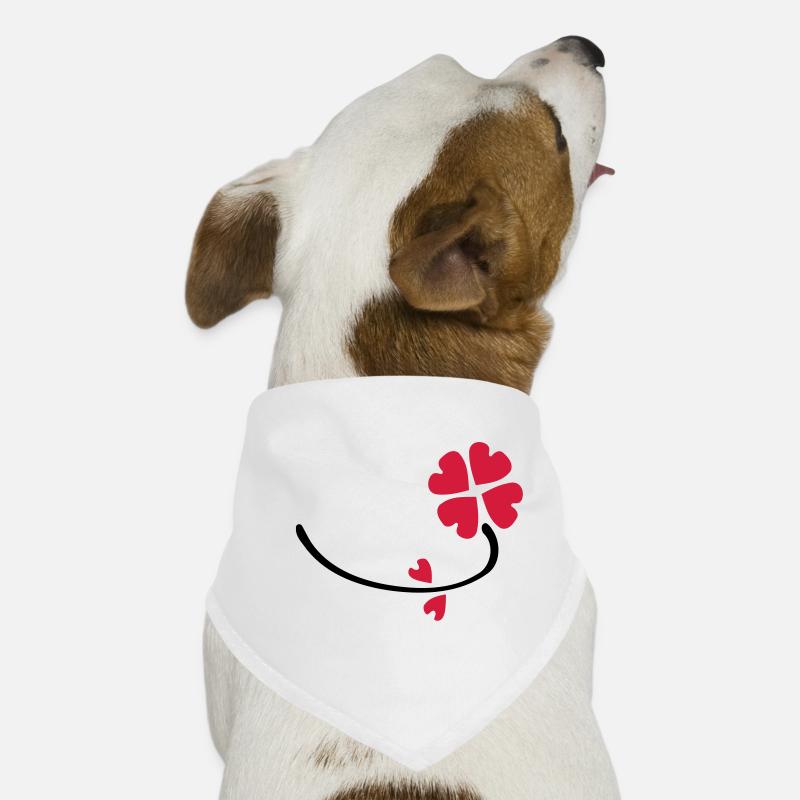 fleur de coeur Bandana pour chien