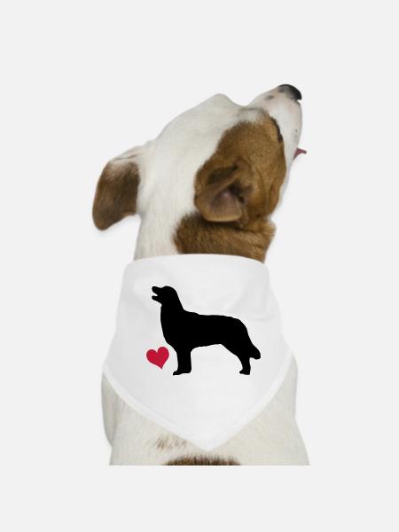 Retriever - Dog Bandana - white - Front