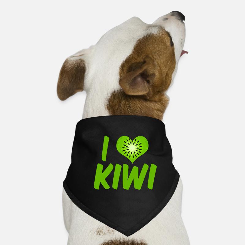 Ich liebe Kiwi Hunde-Bandana