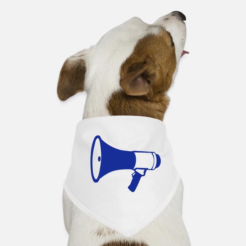 porte voix megaphone 2202 Bandana pour chien