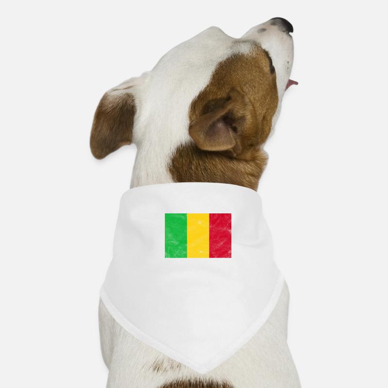 Drapeau Mali Bamako Afrique cadeau Bandana pour chien