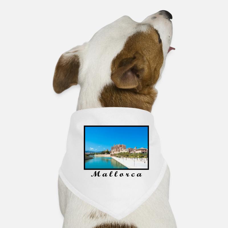 Mallorca Design - Bandana pour chien - blanc