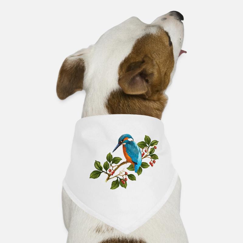Bunte Vogel Hunde-Bandana