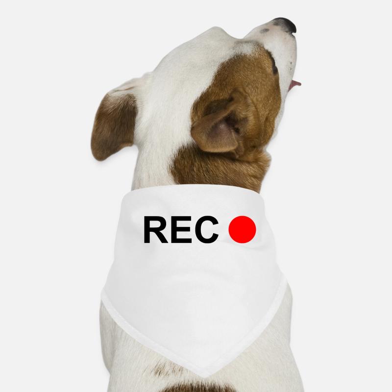 REC . - Hunde-Bandana - Weiß