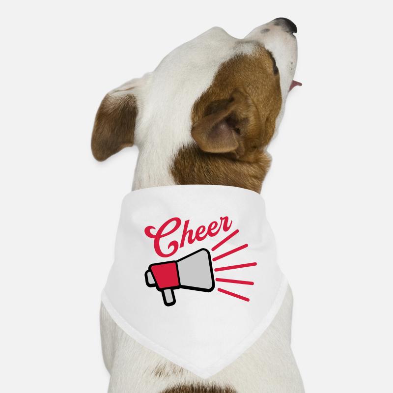 Symbole de parole du mégaphone Cheer Bandana pour chien