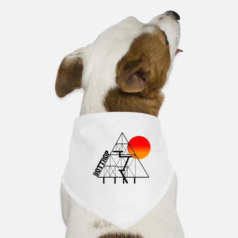 Bottrop Tétraèdre Coucher de soleil Bandana pour chien