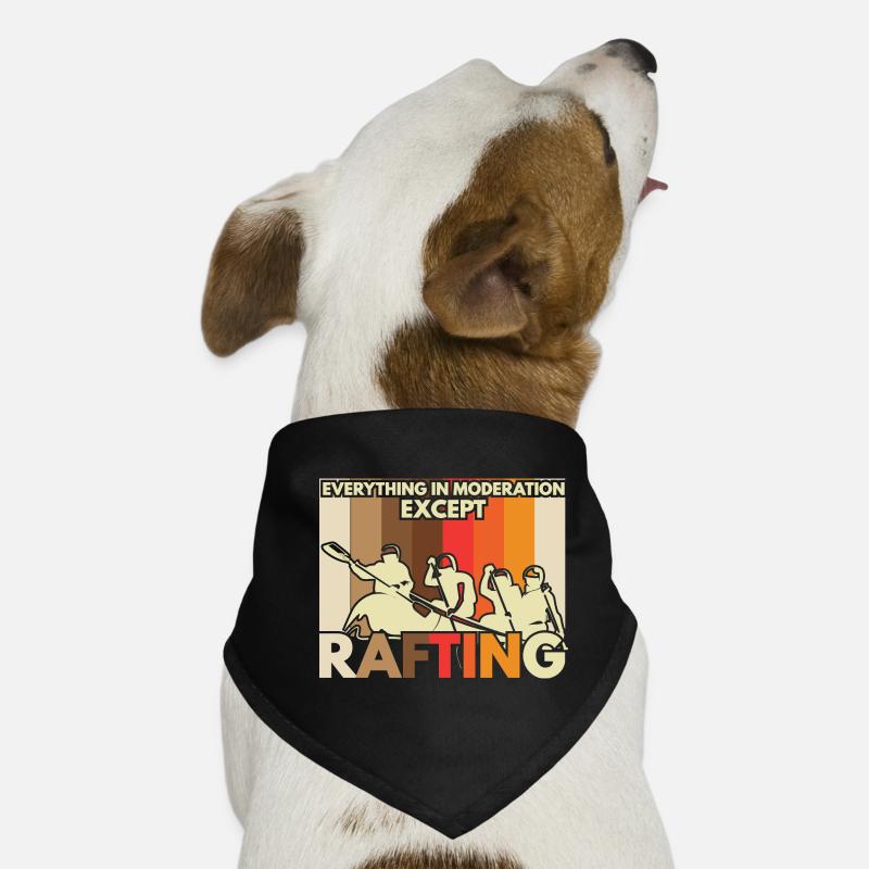 In Moderation Except Rafting Dog Bandana