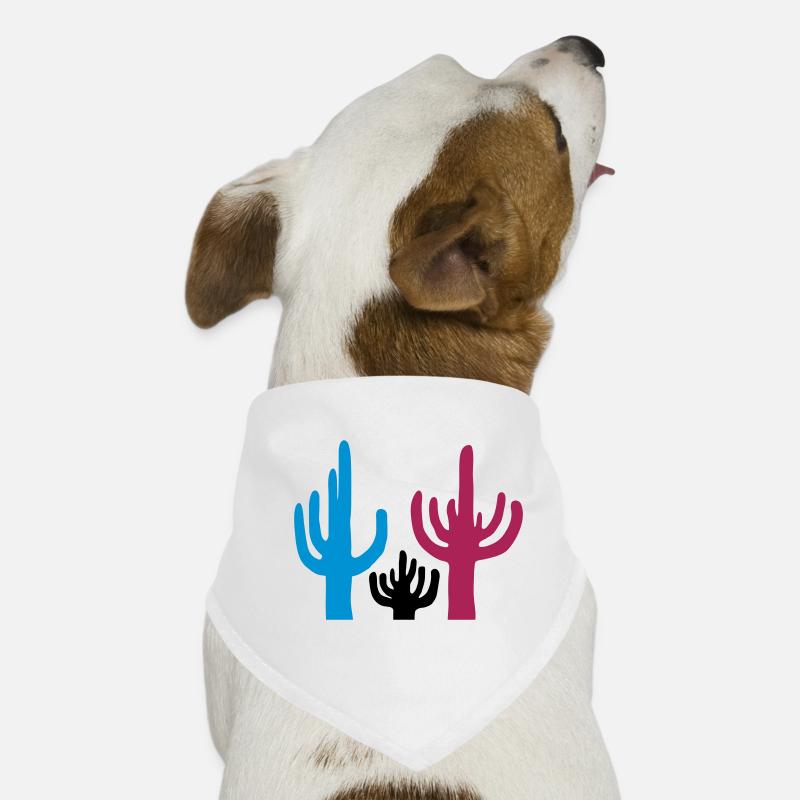 Colorful 3 Cactus Desert Dog Bandana