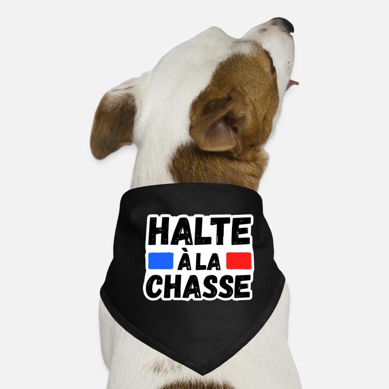 Halte à la chasse anti chasseur Bandana pour chien