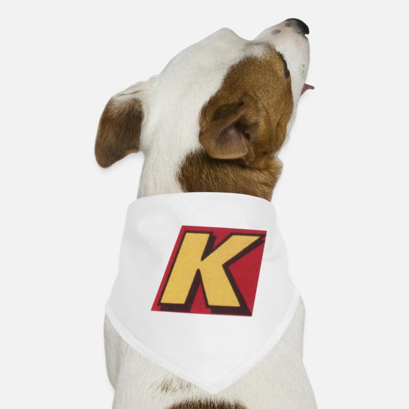 K - Hunde-Bandana - Weiß