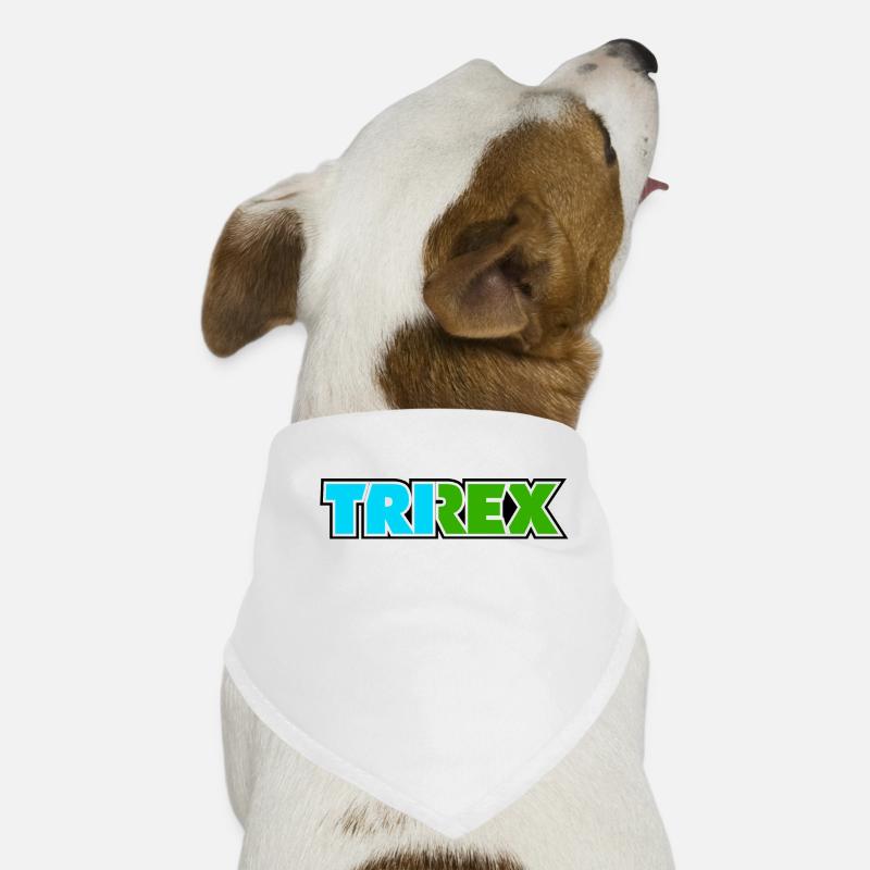 Le lettrage TRI REX est le triathlon Bandana pour chien