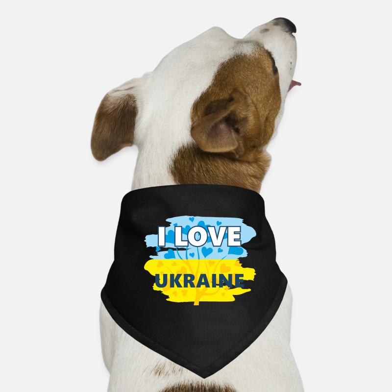 I love Ukraine Dog Bandana