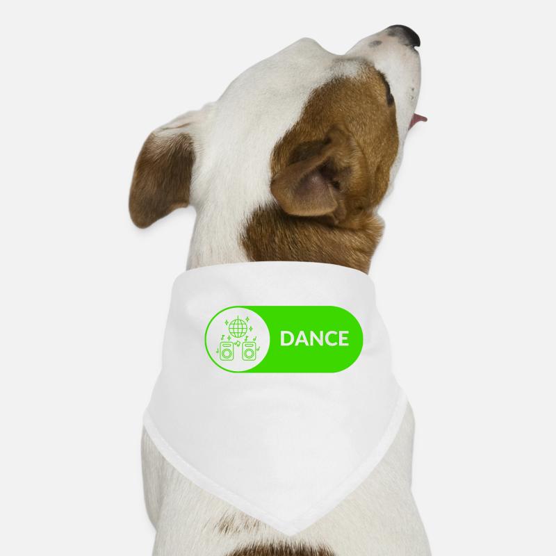 Dance button Dog Bandana