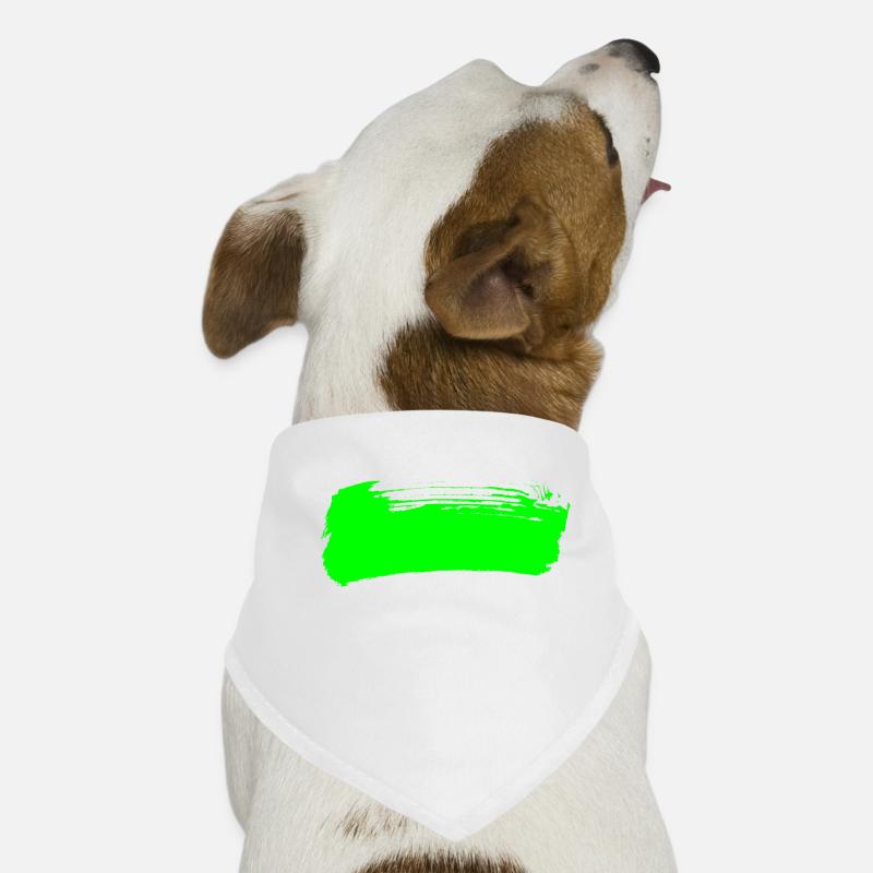 Bande verte - Uranium U 92 Bandana pour chien