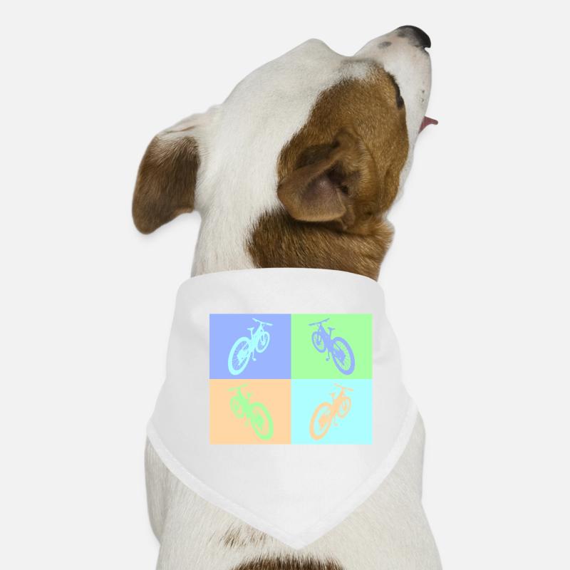 MTB Pop Art pastel Hunde-Bandana