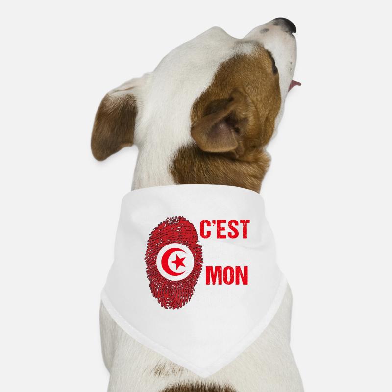 C' est dans mon adn Tunisie cadeau pour tunisien Bandana pour chien