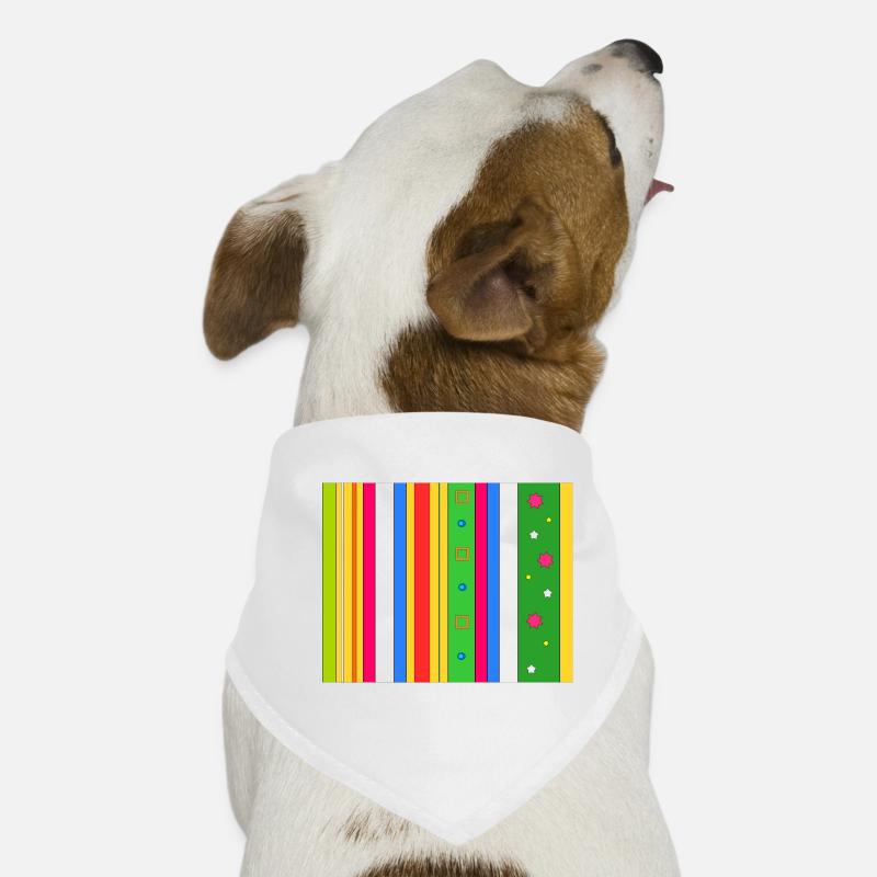 Motifs, rayures et formes Bandana pour chien