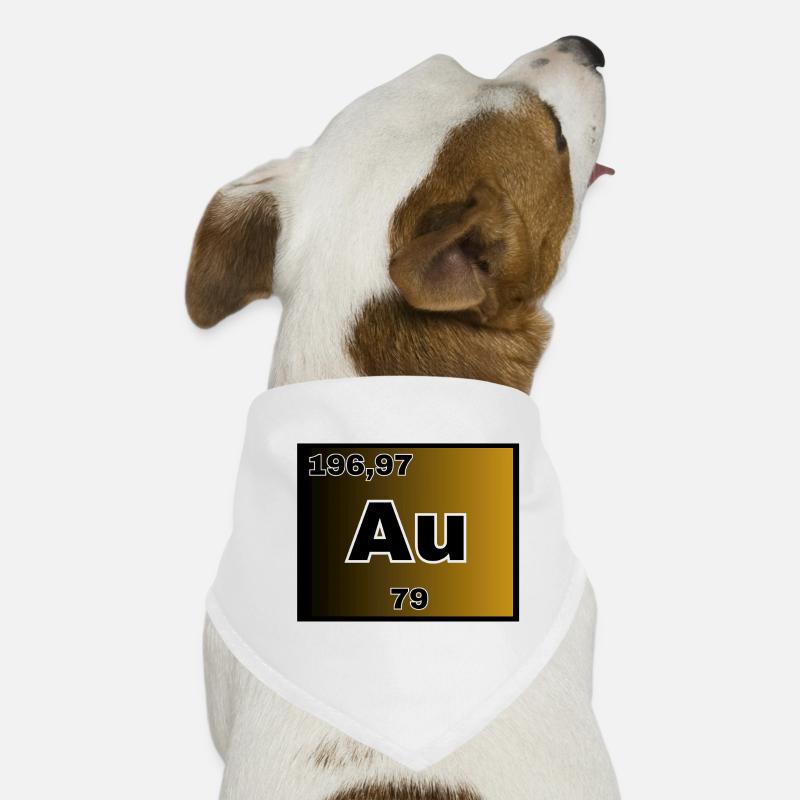 Gold Hunde-Bandana