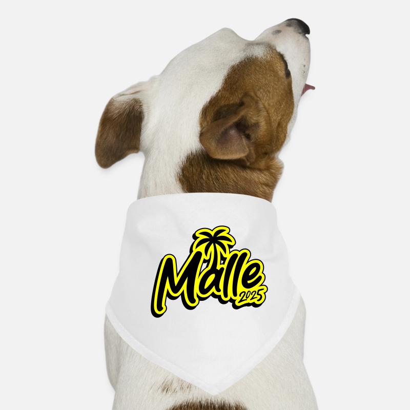 Palmier Malle 2025 Bandana pour chien