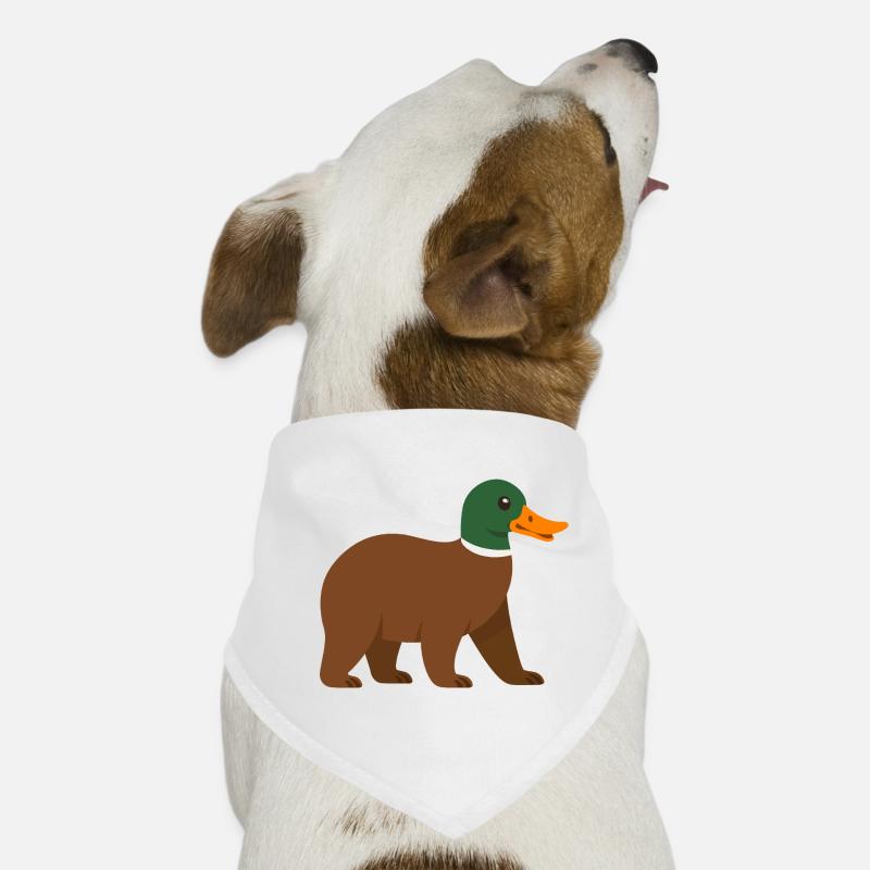 Le canard ours - il a du bec !  Bandana pour chien