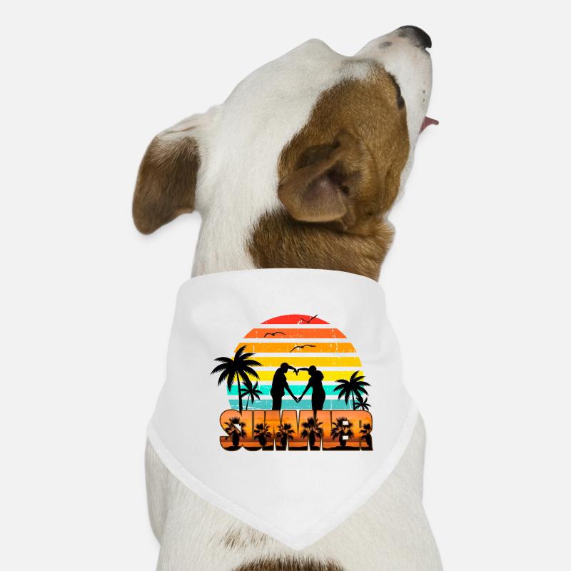 Romantic summer sunset Dog Bandana