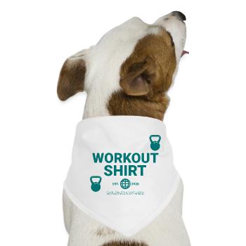Workout Shirt - Hunde-Bandana - Weiß - Vorne