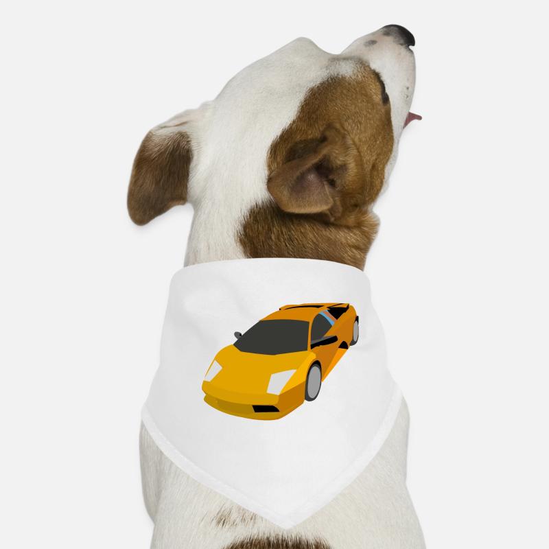 voiture de course Bandana pour chien