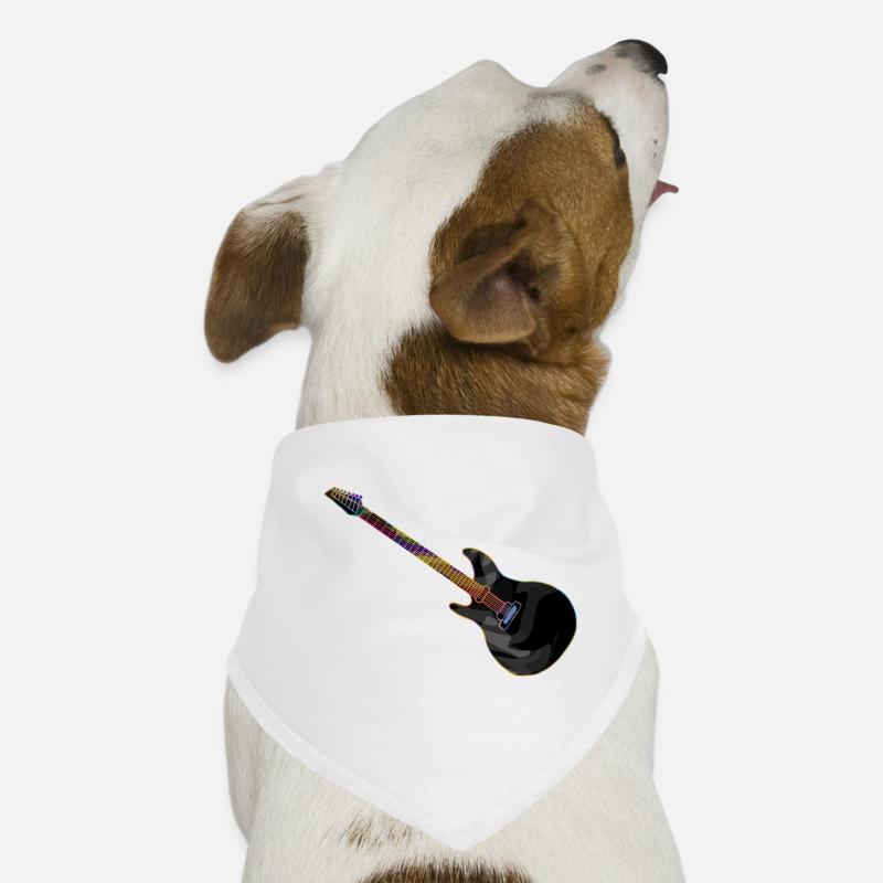 Gitarre Hunde-Bandana