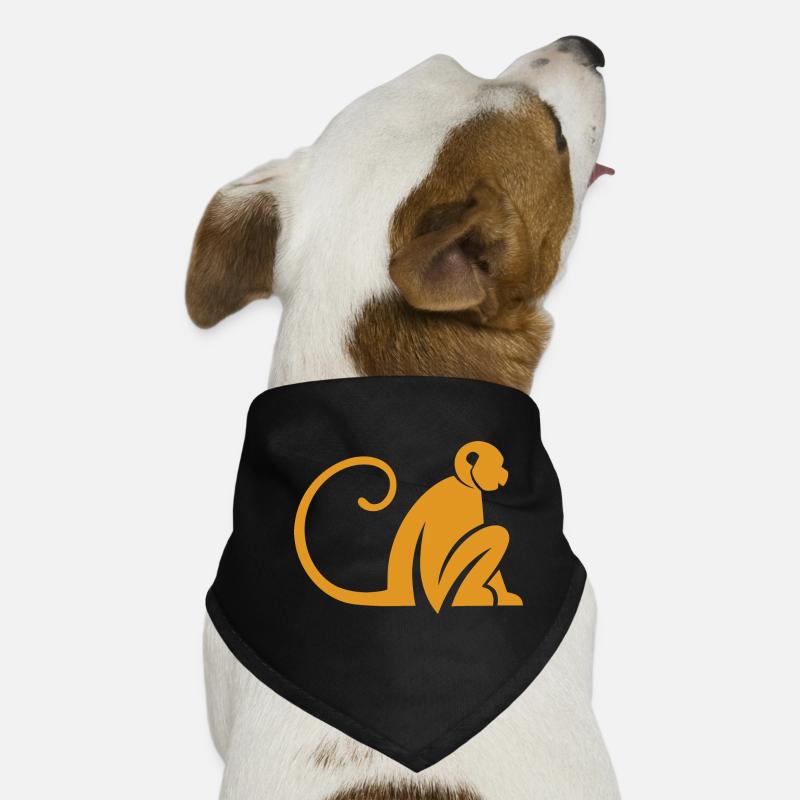Universal Monkey Drawing (Golden) Dog Bandana