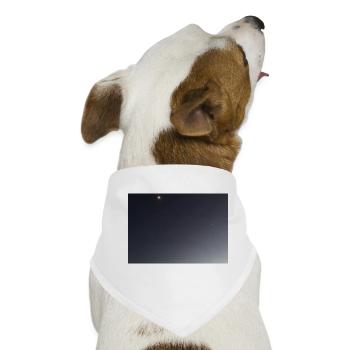 Die Nacht - Hunde-Bandana - Weiß - Vorne
