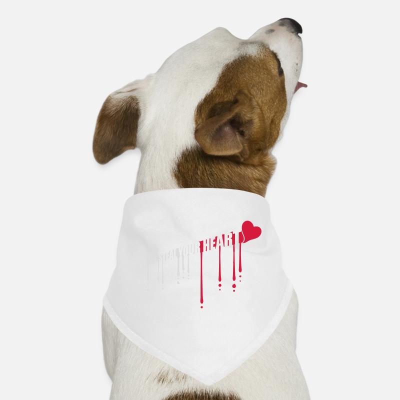 M. Vole ton cœur Bandana pour chien
