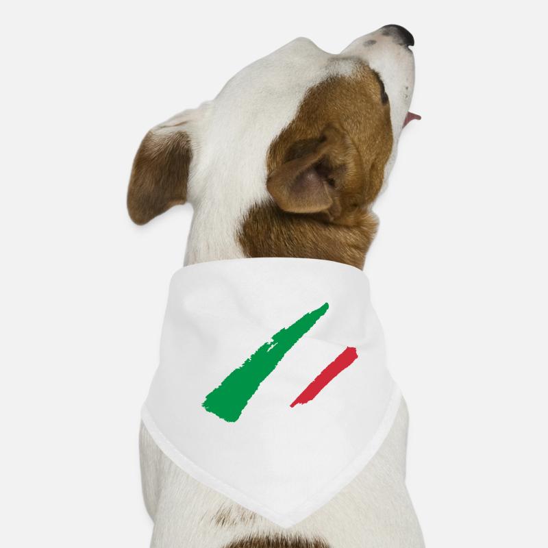 Bande du drapeau italien Bandana pour chien