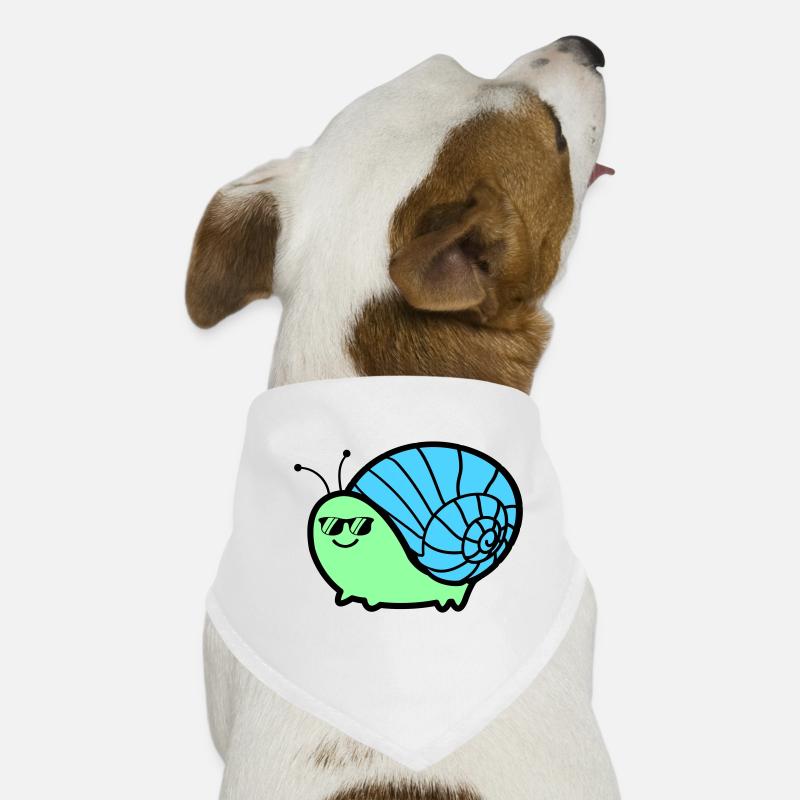 schnecke cool Hunde-Bandana