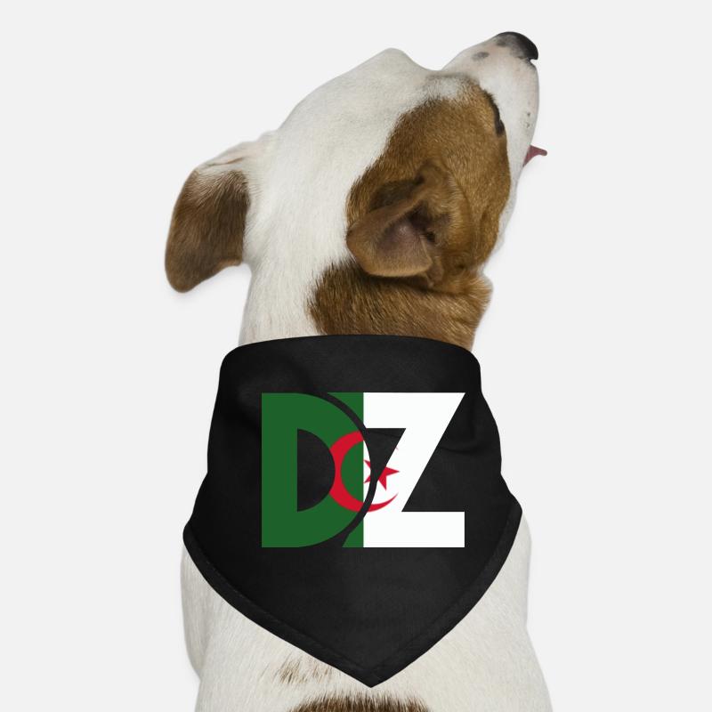 les DZ algériens-idée cadeau Algérie Bandana pour chien